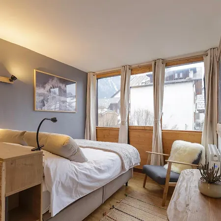 아파트 Le Cham 106 Modern Studio In Central Chamonix | Walk To Ski Lift & Town Center - Happy Rentals *